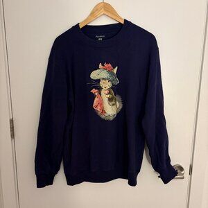 JW Anderson x Uniqlo navy Peter Rabbit crewneck